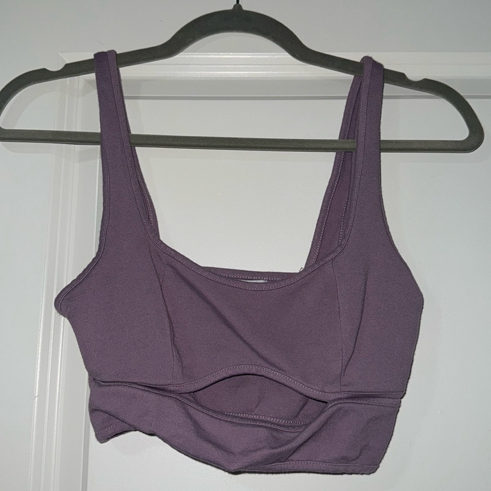 Urban Outfitters Purple Cut-Out Going Out Top
